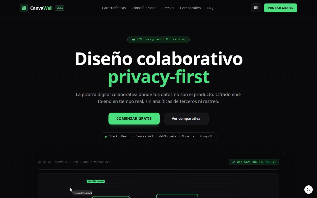 CanvaWall — product screenshot