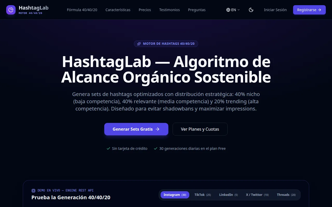 HashtagLab — product screenshot