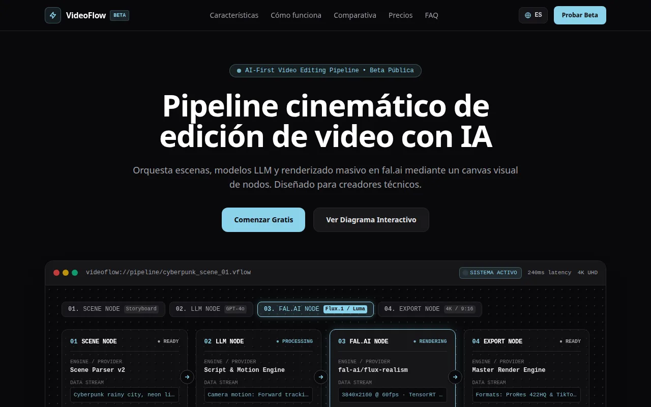 VideoFlow — product screenshot
